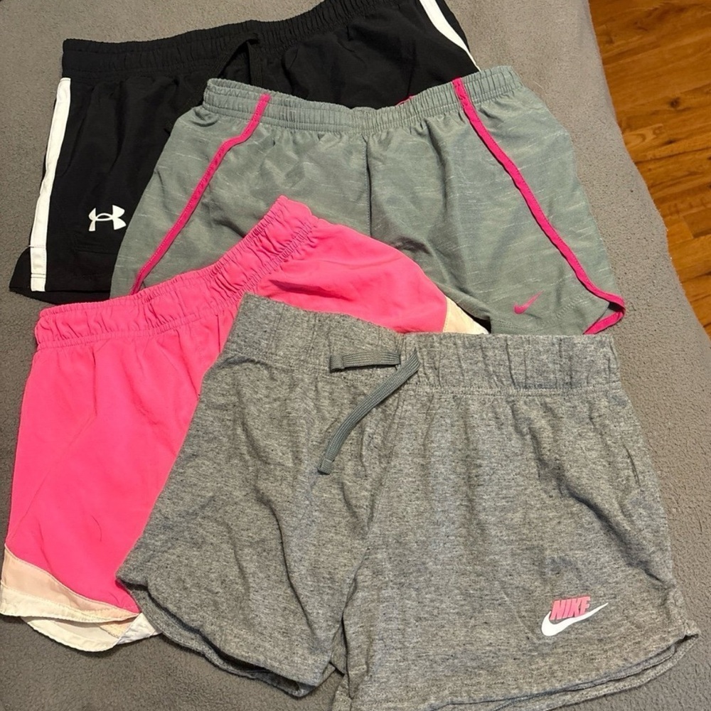Nike and Under Armour Athletic Shorts Set